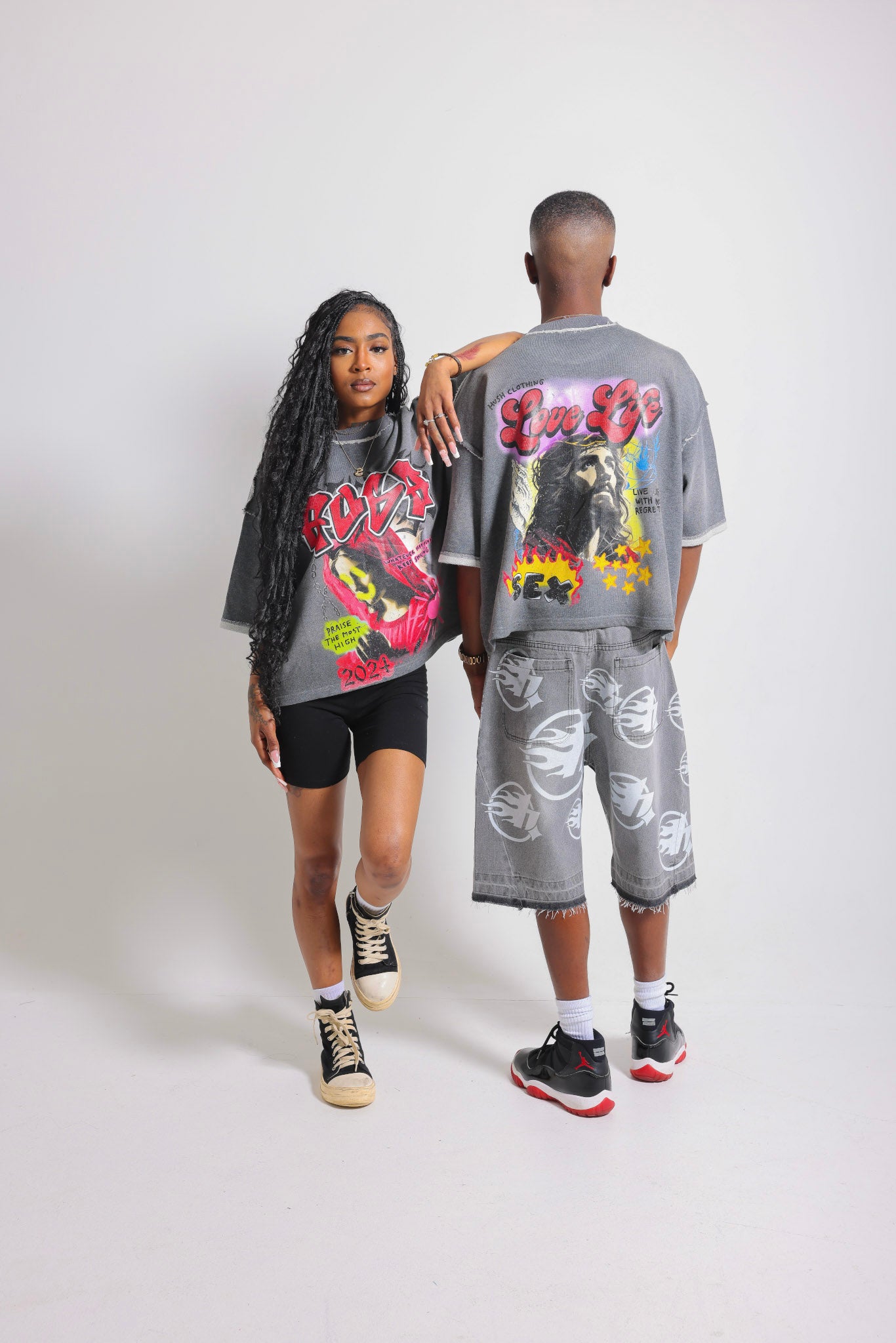 “keep Smiling” Graphic T shirt