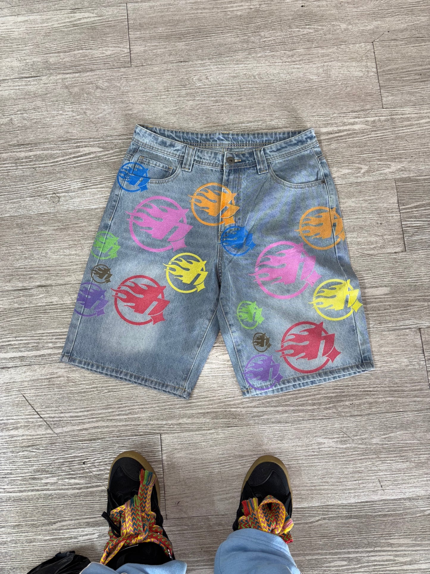 Blue Jean Denim Shorts