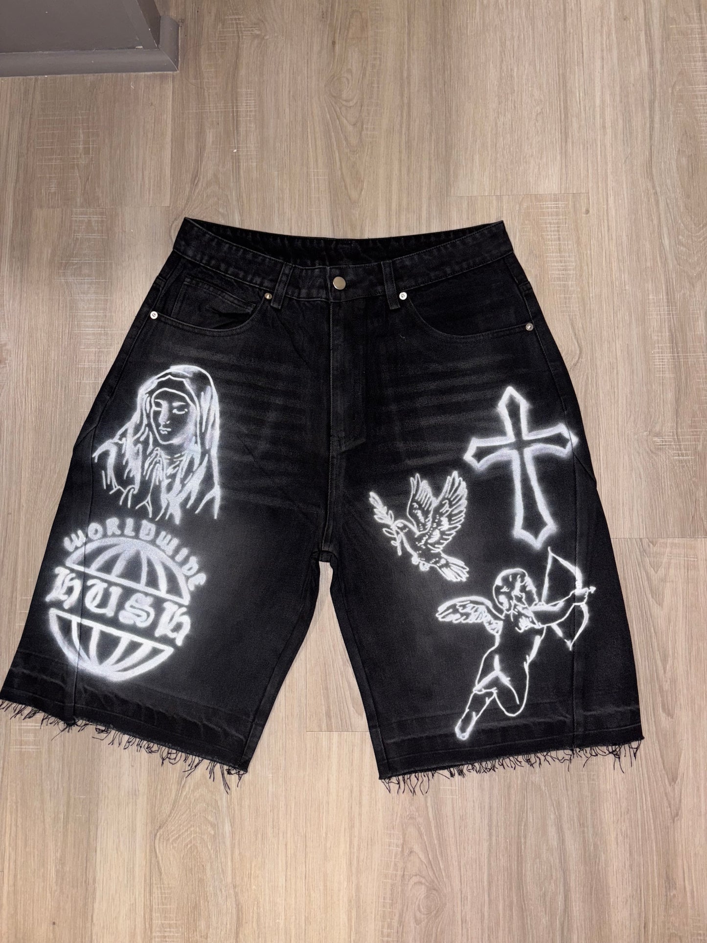 “Full of Grace” Denim Shorts