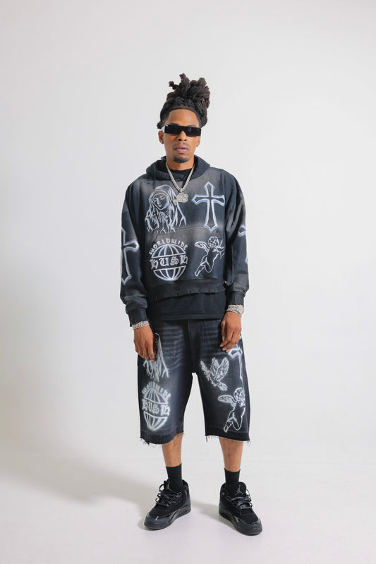 “Full of Grace” Crop Hoodie