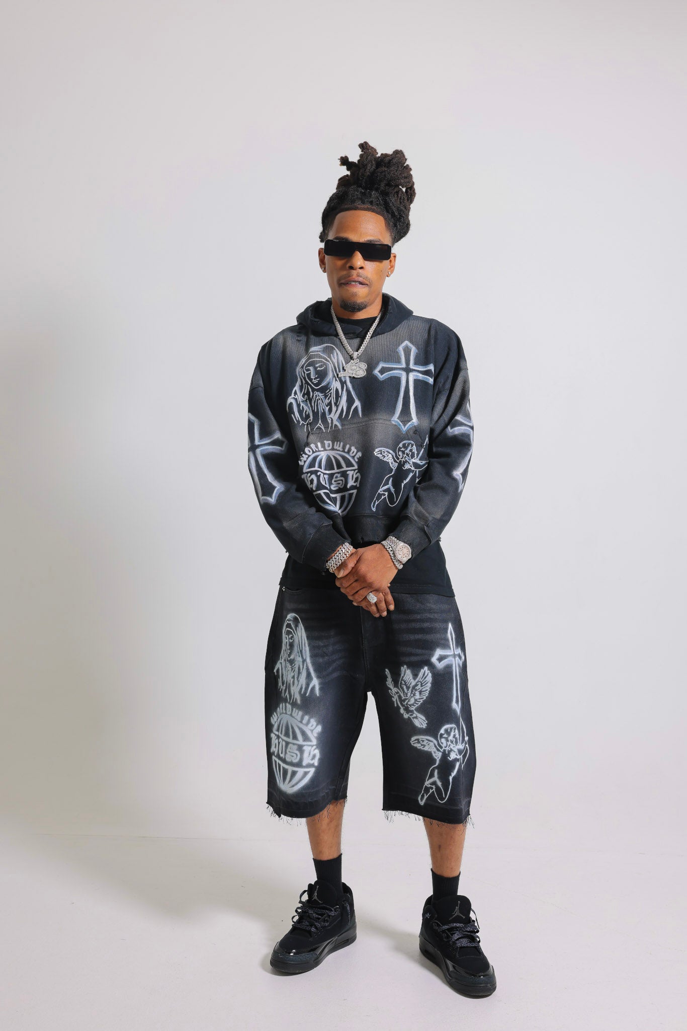 “Full of Grace” Denim Shorts