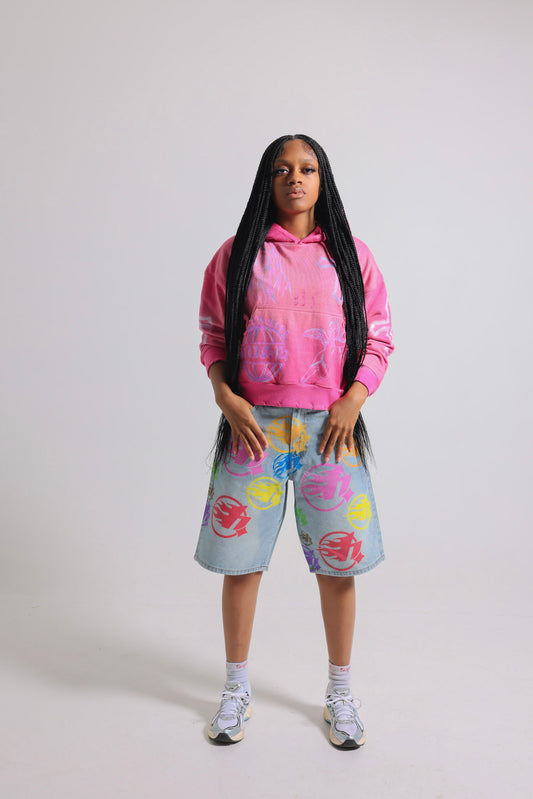 Blue Jean Denim Shorts