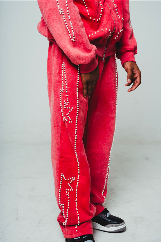 Red Fall 2025 Hush Jogging Pant