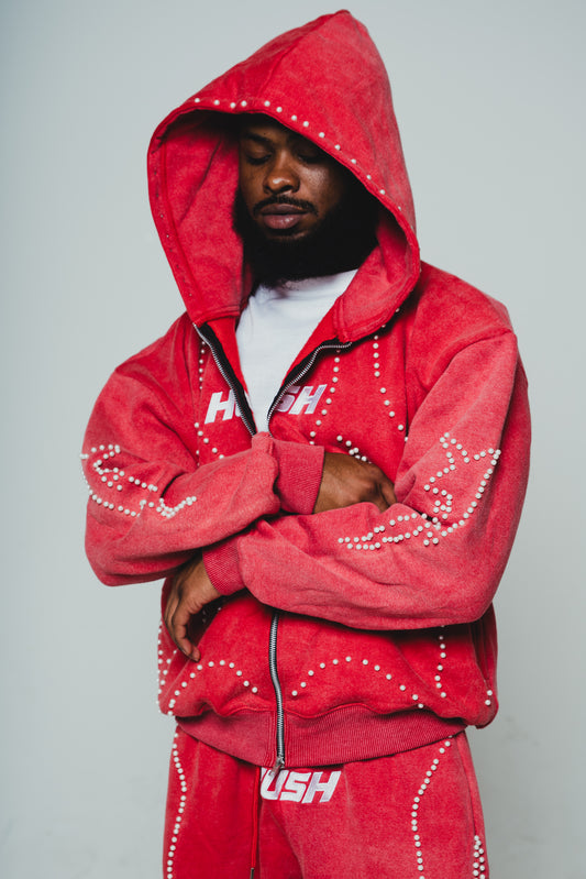 Red Fall 2025 Hush Hoodie